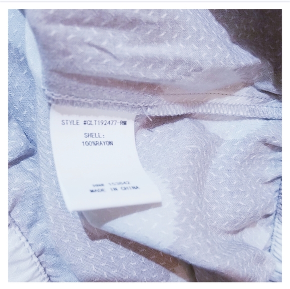 NWT Melloday Gray/Ivory Dotted Top Size XS - Picture 11 of 12